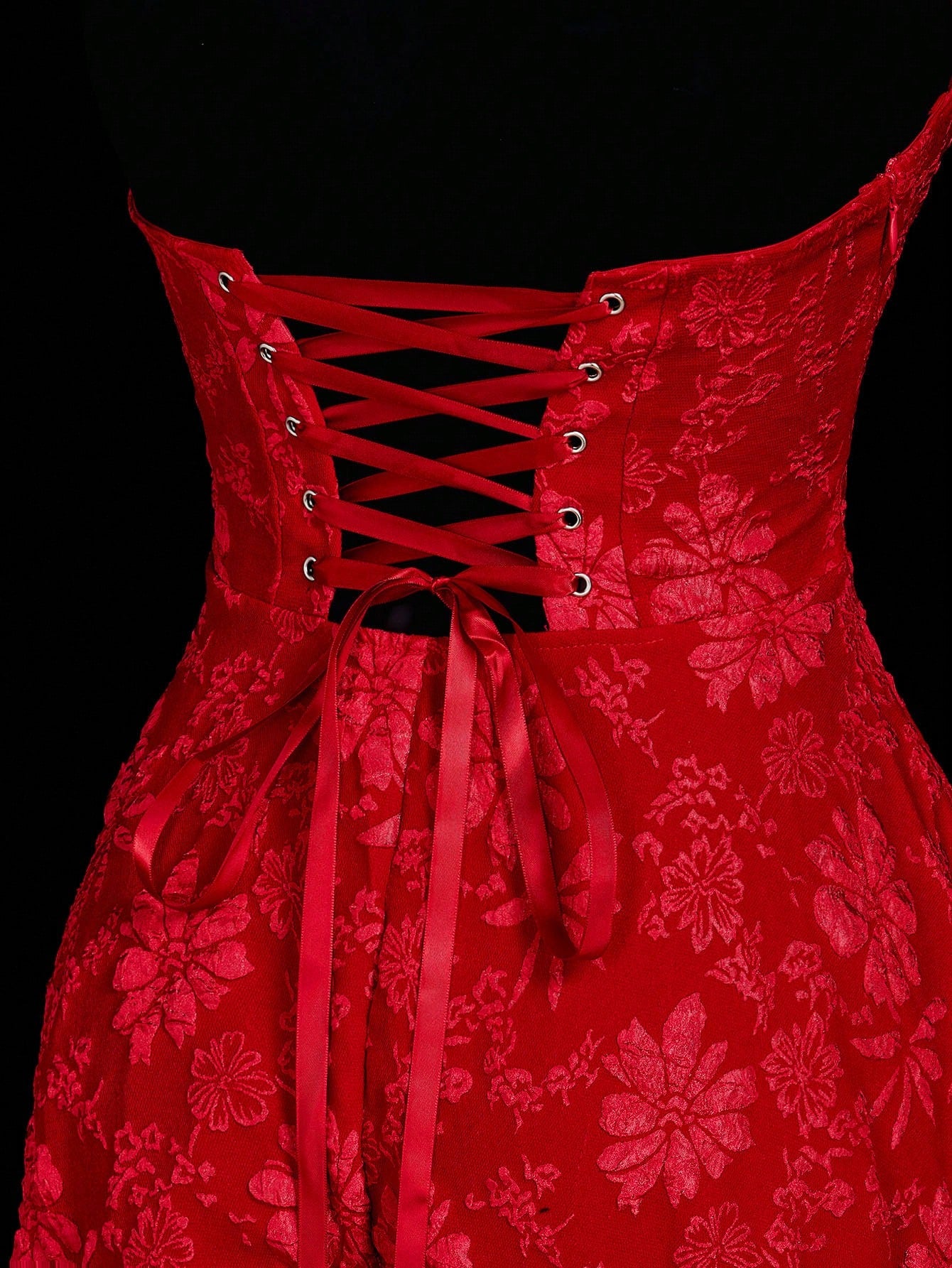 Backless Deep V-Neck Backless Bowknot Renaissance  Dress