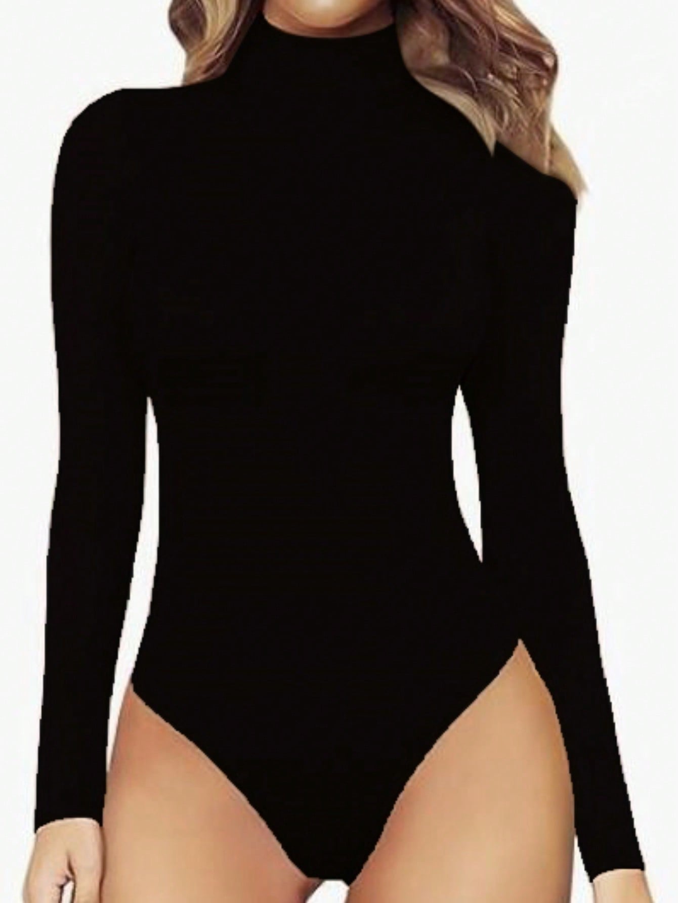   Turtleneck Long Sleeve Bodysuit 