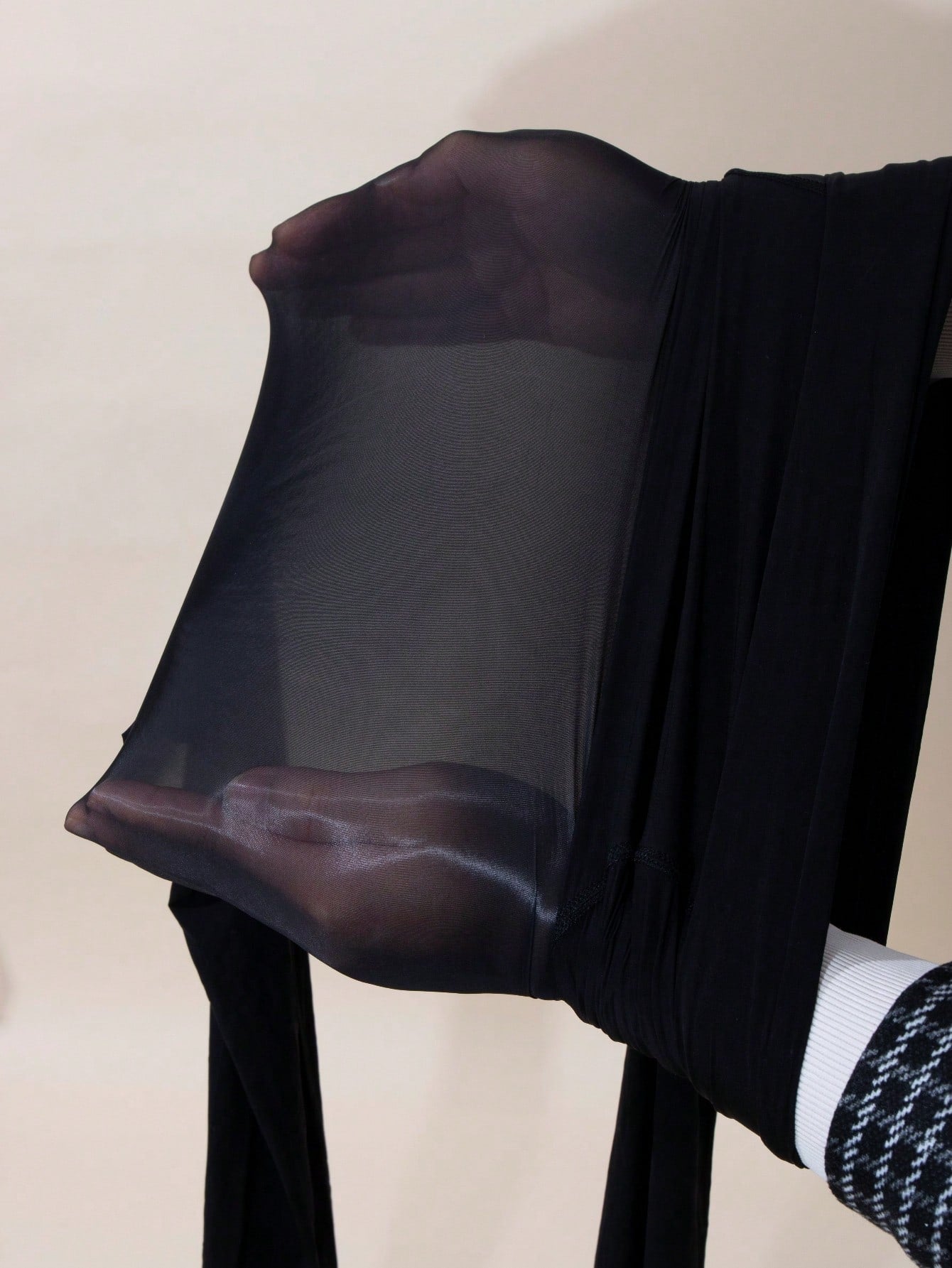  Shimmery Aurora Black Stockings 