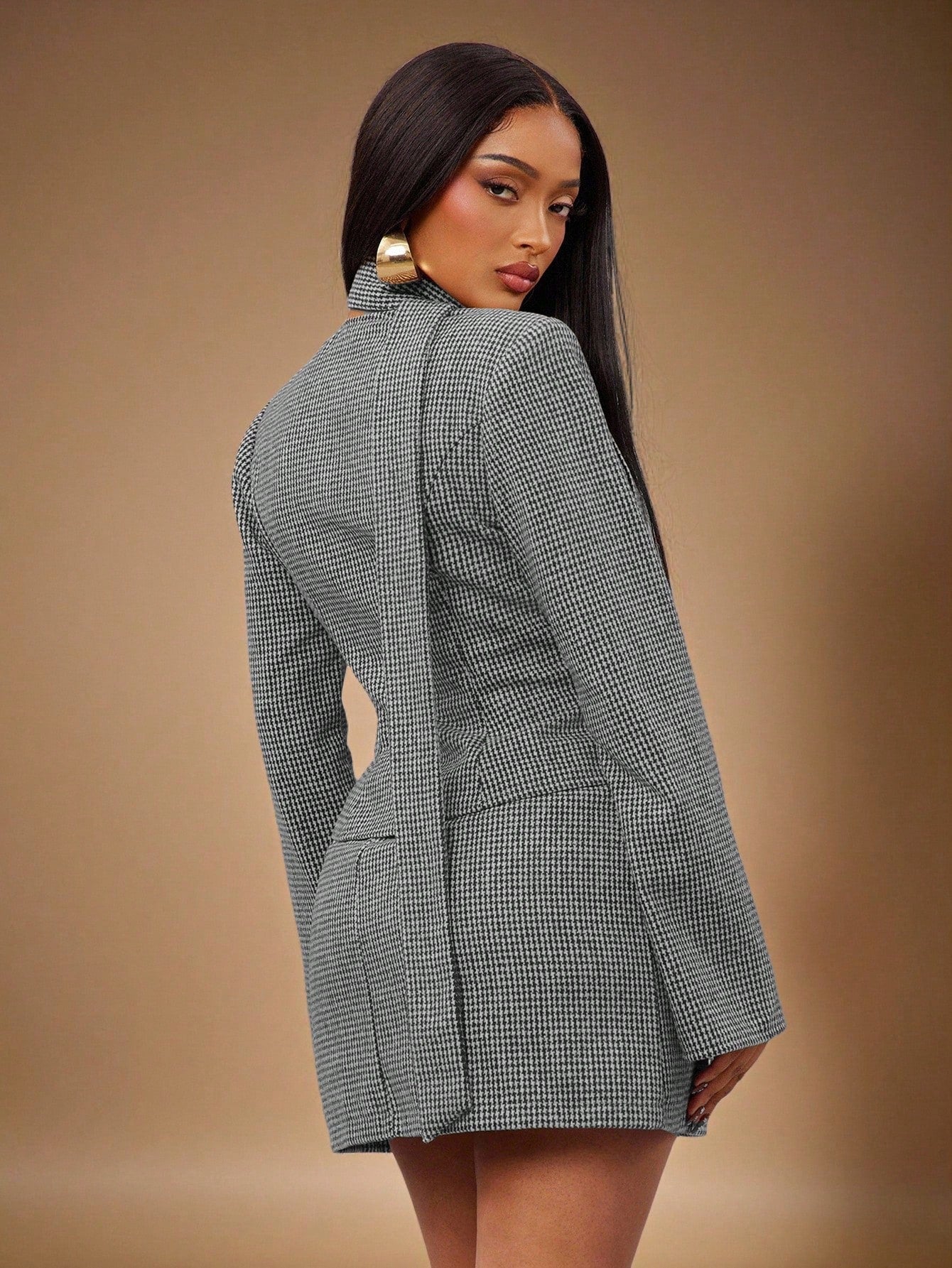  Skirt Suit 2 Piece Sets Blazer Skirt Set  