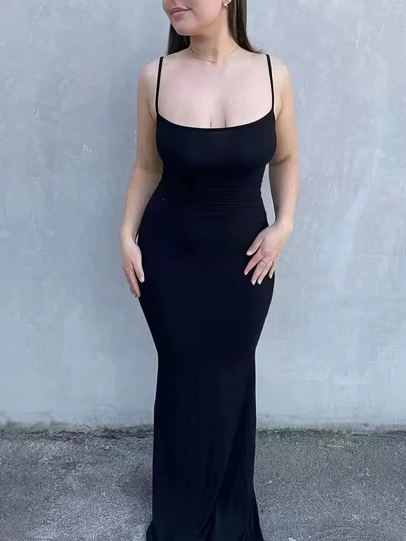 Asymmetrical Mock Neck Satin Jumpsuit – Draped Front Party Wear
